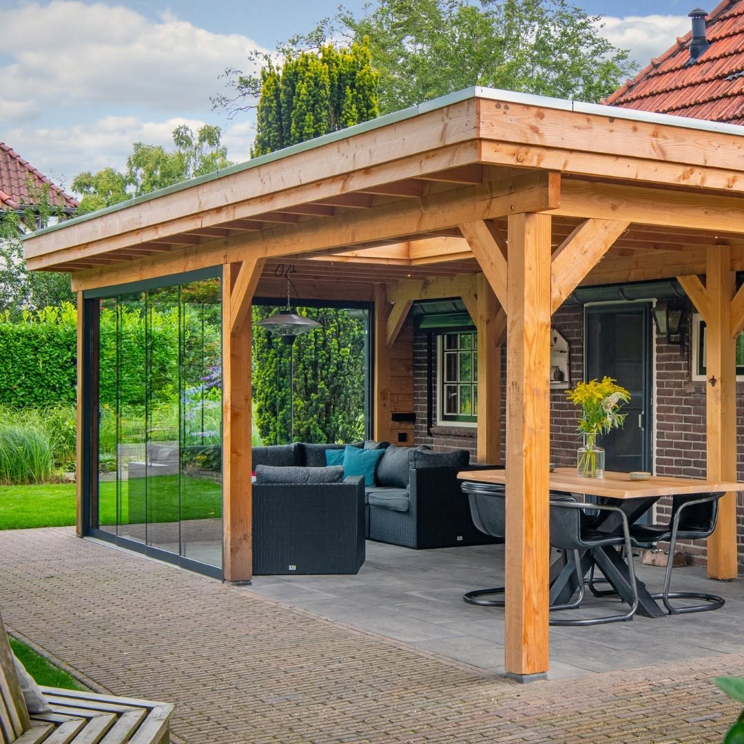 Kapschuur met loungeset